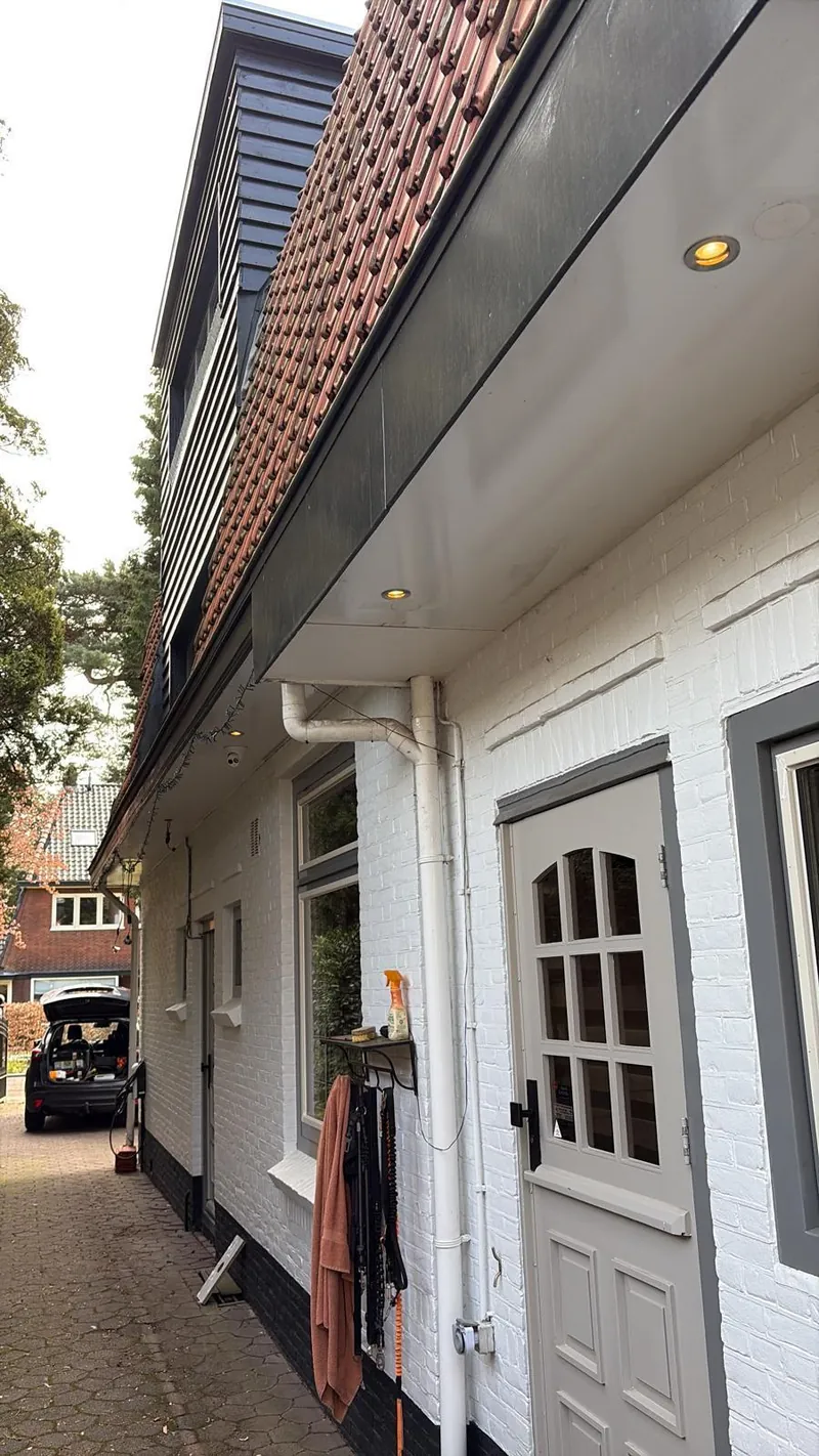 Overstek vernieuwd en geschilderd - Detail 1